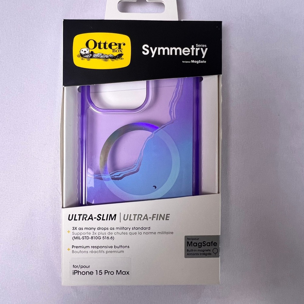 OtterBox Symmetry MagSafe Case iPhone 15 Pro Max Galactic Dreaming Clear NIB